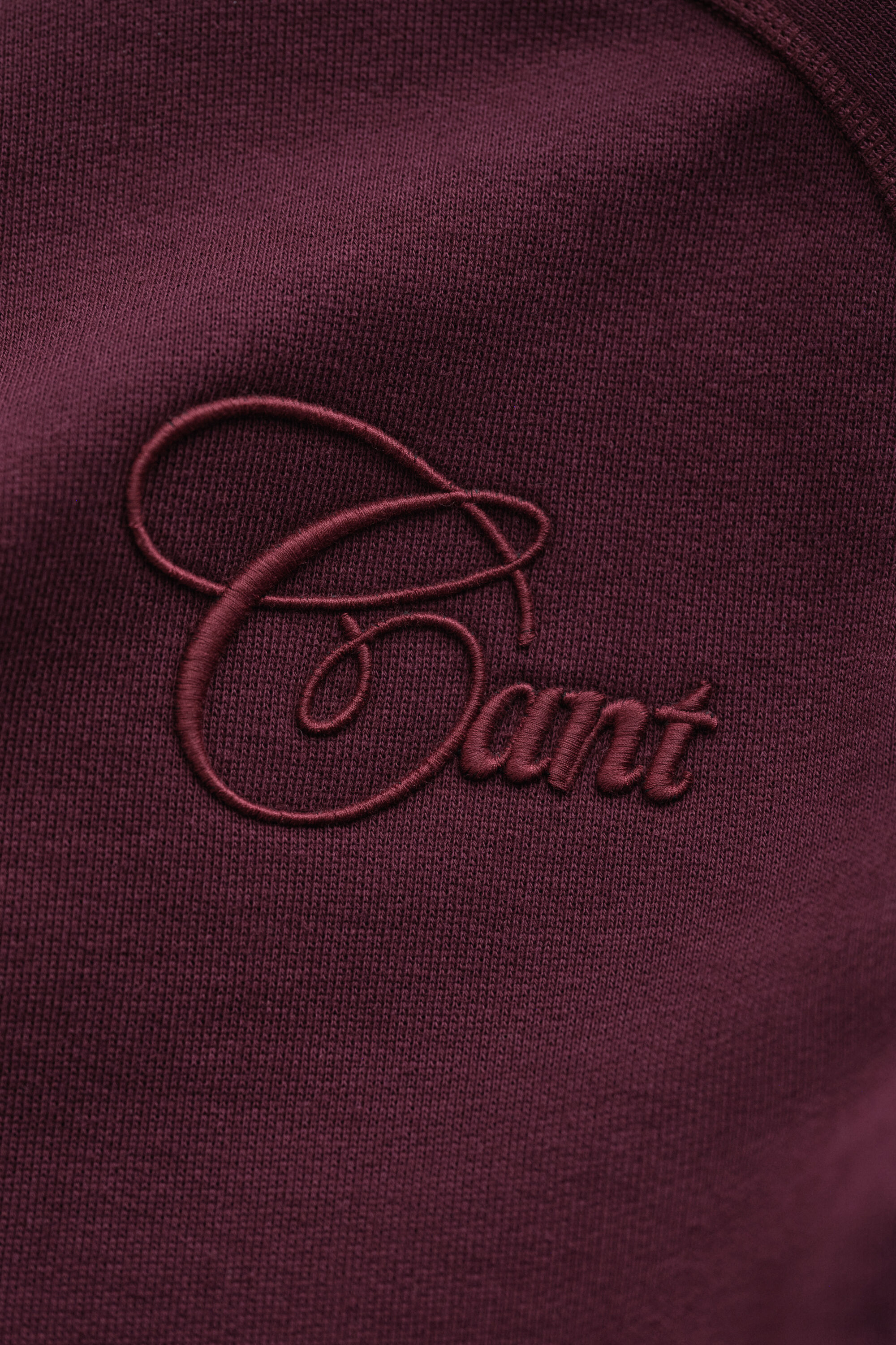 Sudadera con estampado del mismo tono