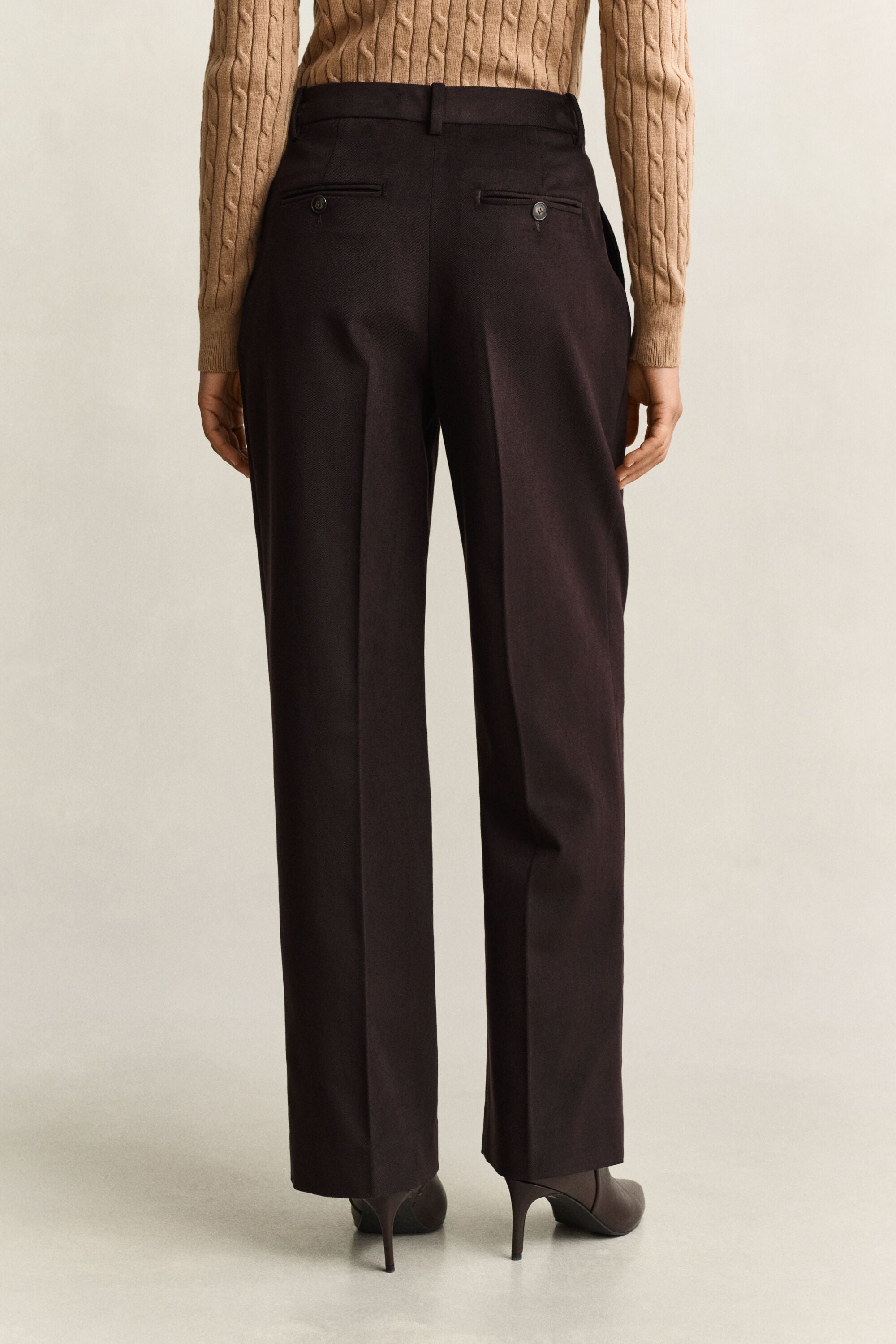 Pantalones de sarga aterciopelada