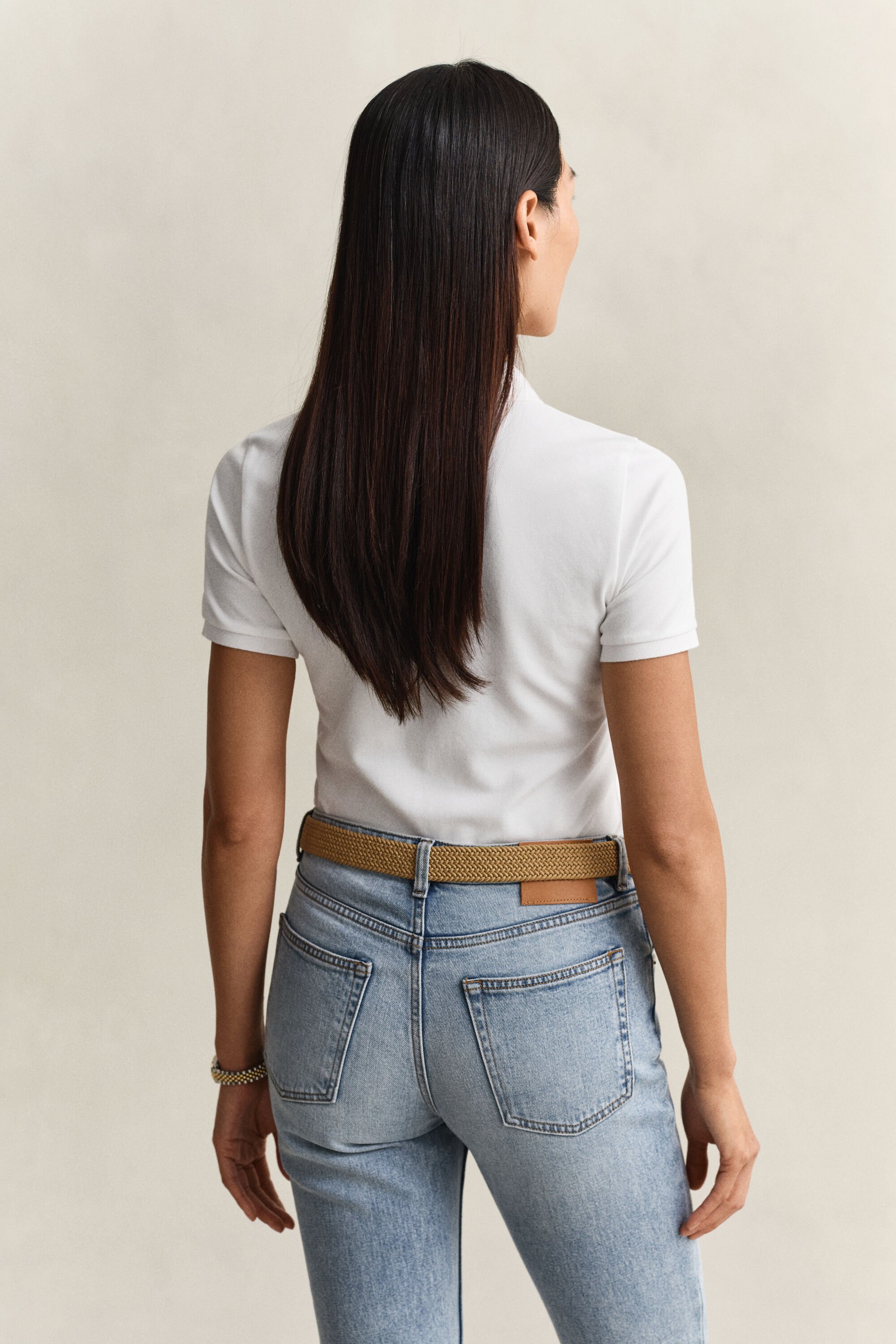 Polo de piqué en contraste