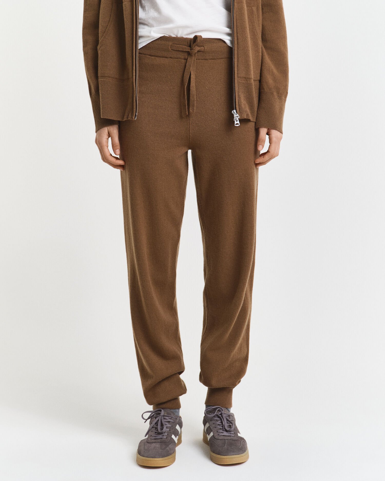 Pantalones de punto muy fino de lana de oveja