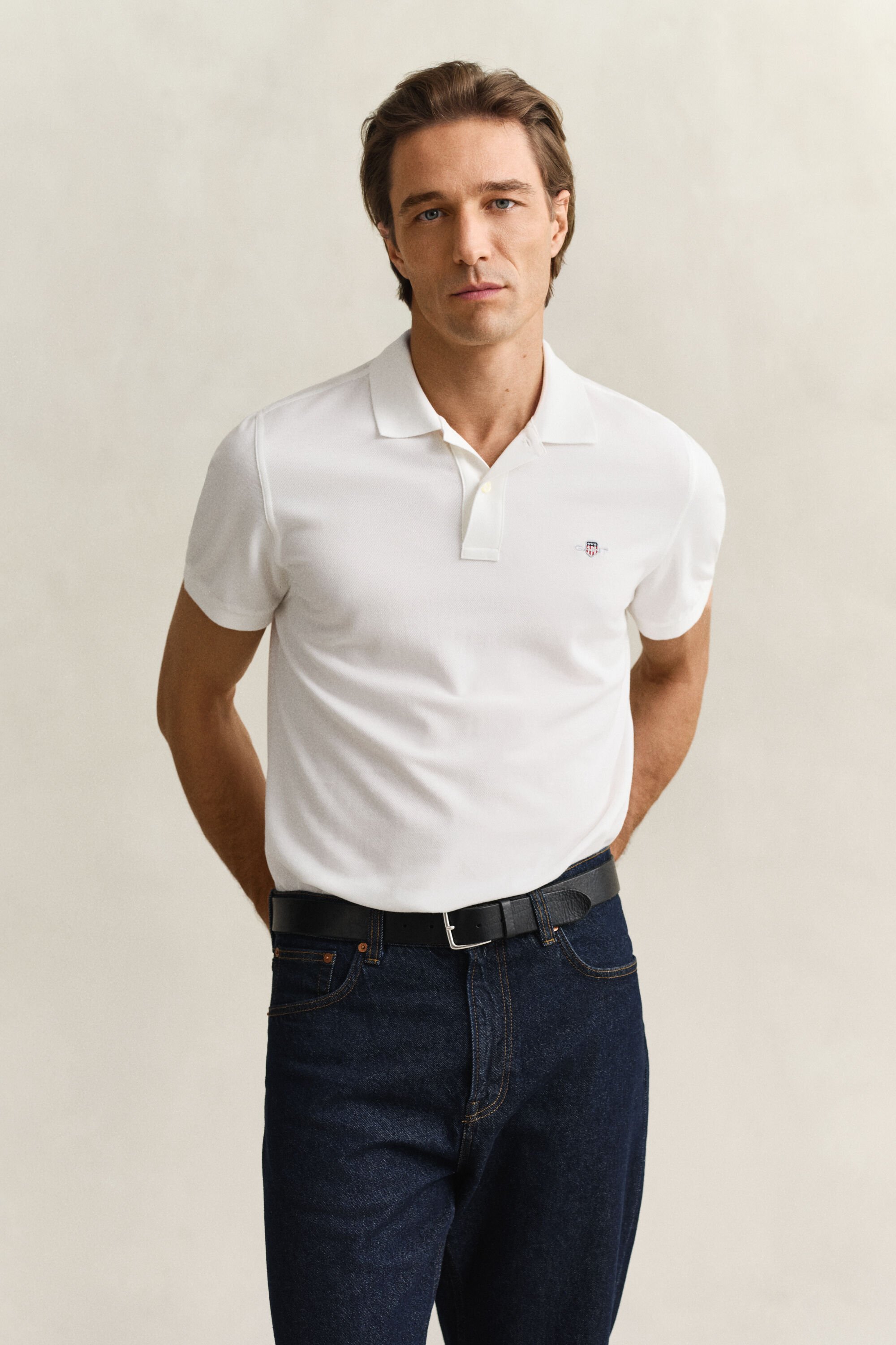 Polo de piqué Regular Fit Shield