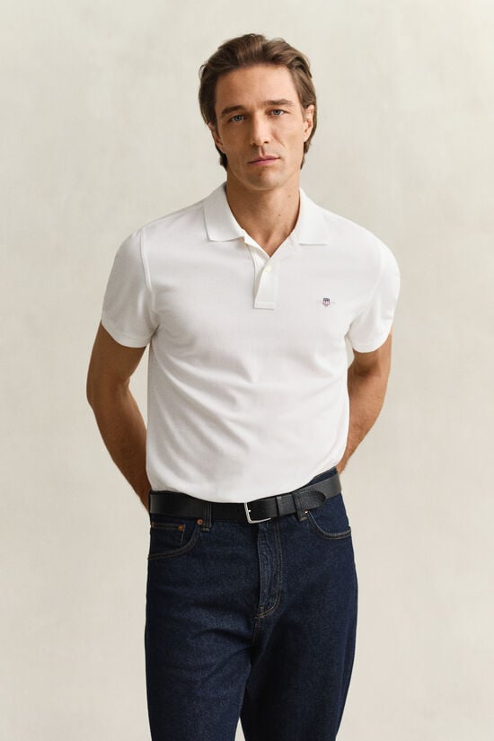 Polo de piqu&eacute; Regular Fit Shield