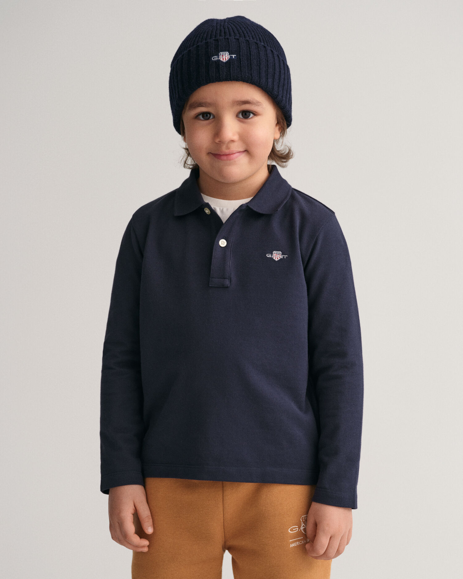 Polo manga larga gant hotsell