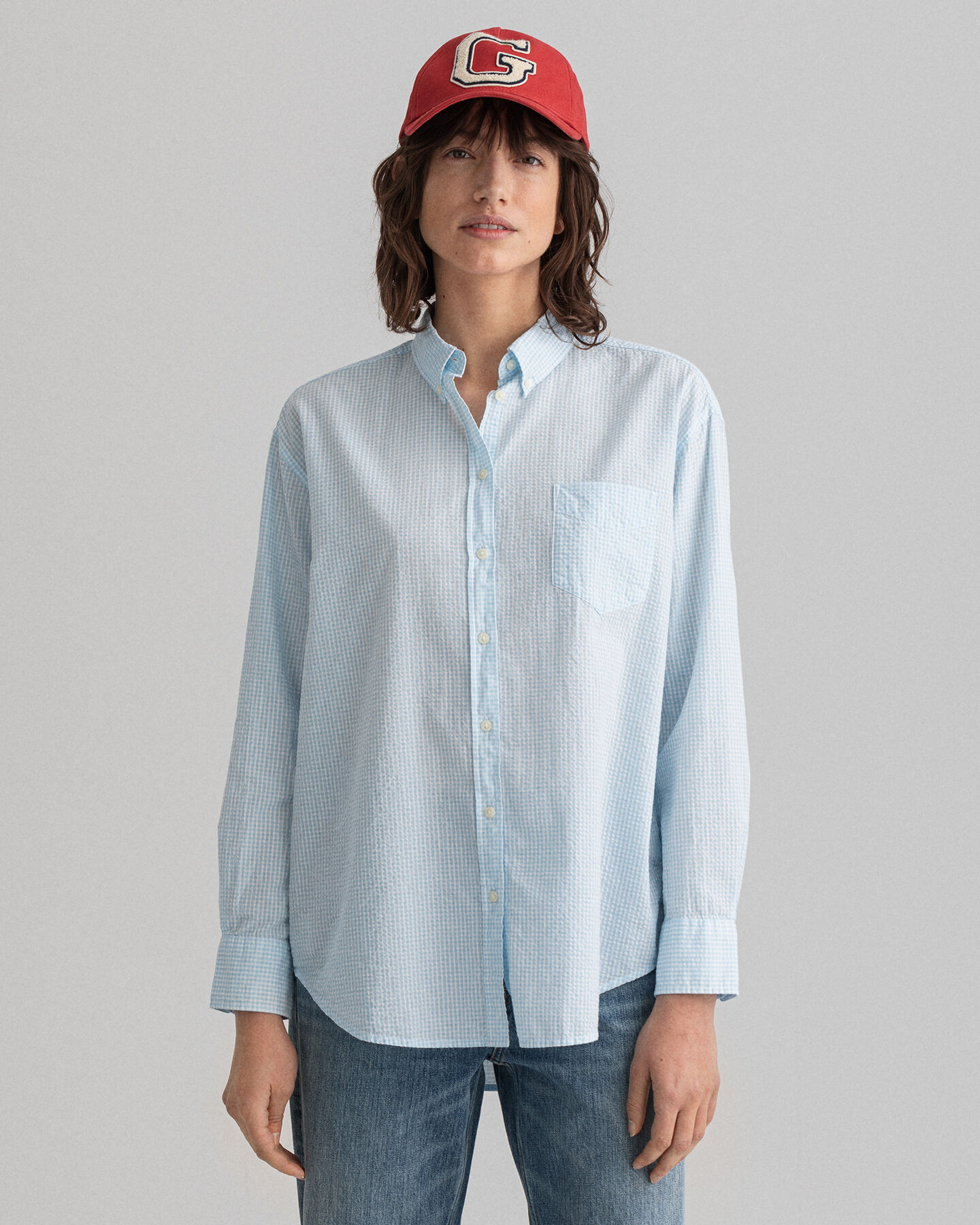 Camisa Relaxed Fit a cuadros Vichy