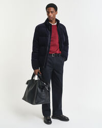 Jersey de cuello redondo en lana de oveja muy fina