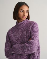 Jersey multicolor con cuello recto