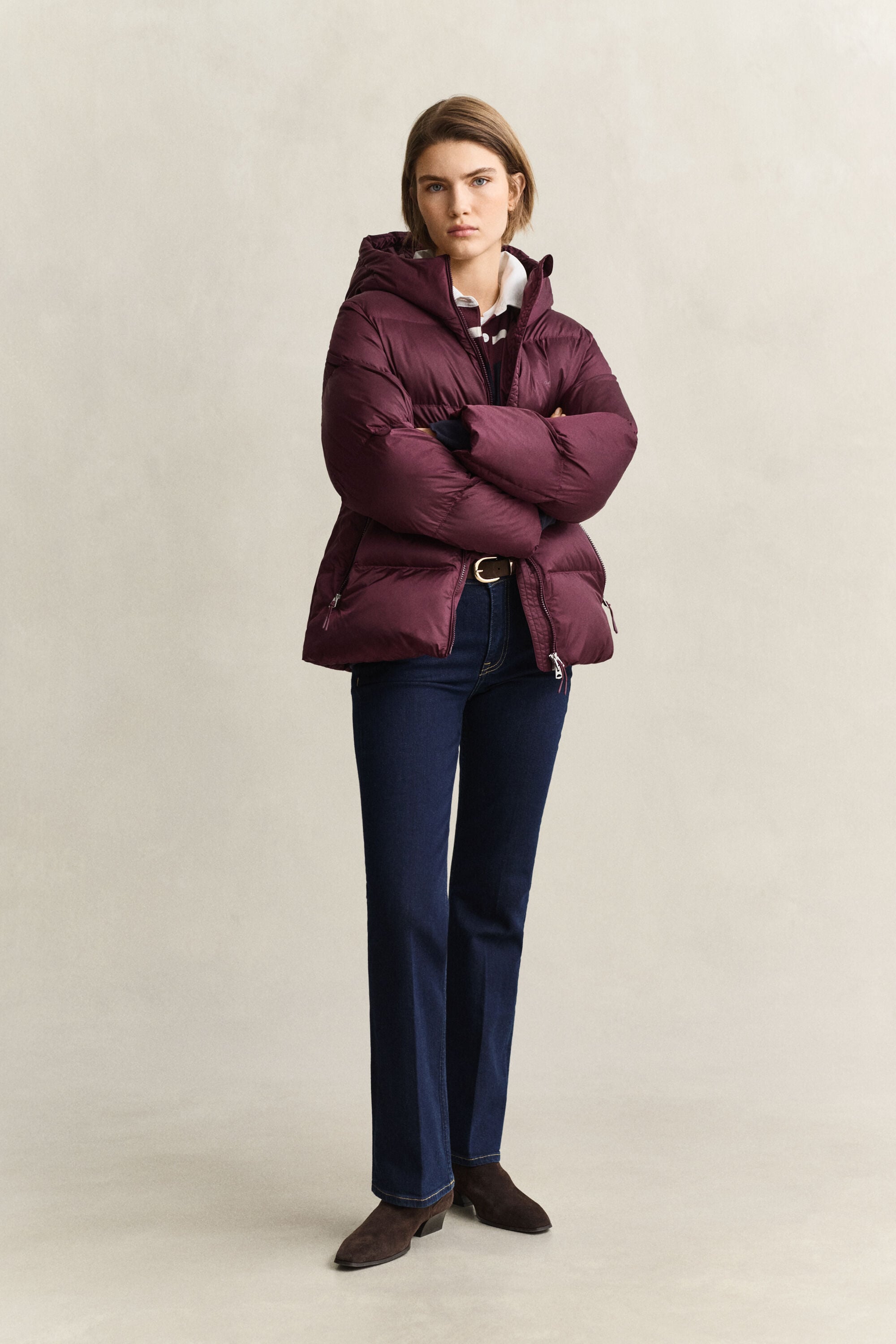 Chaqueta con acolchado medio