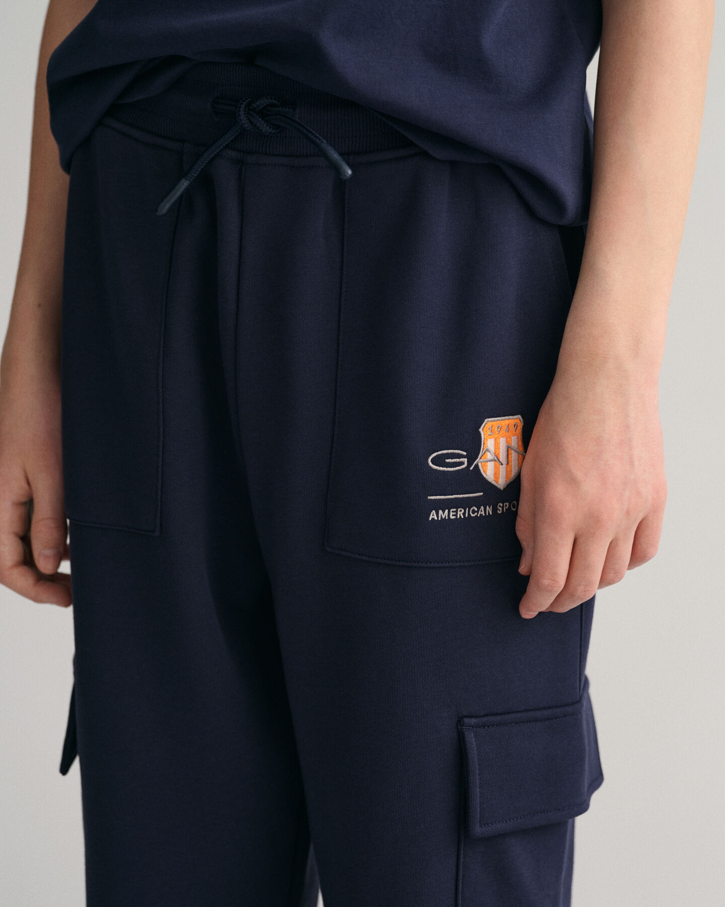 Pantalones de deporte cargo Contrast Shield Teen Boys