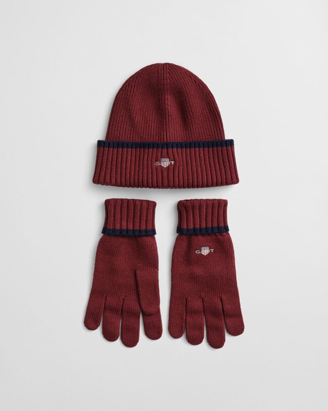 Set de regalo básico con gorro y guantes
