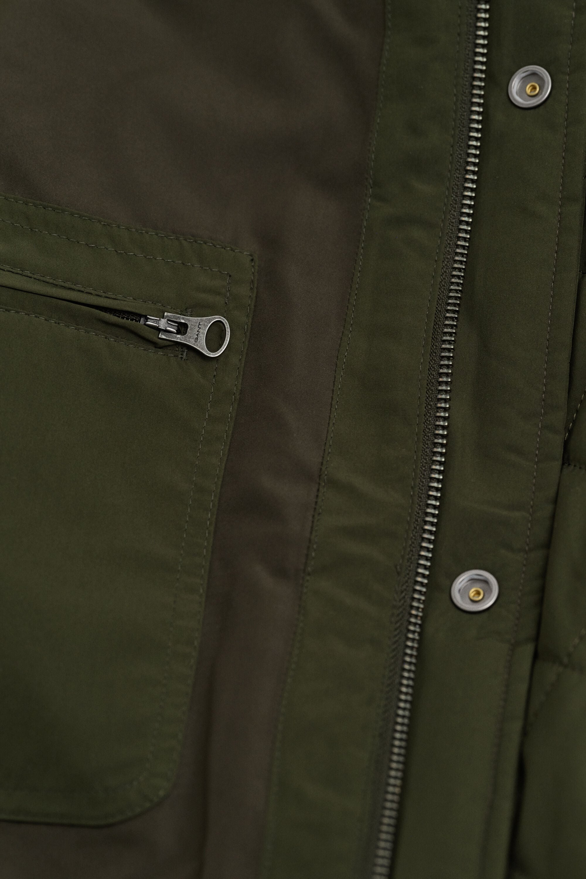 Chaqueta acolchada de largo medio