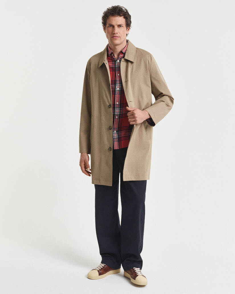 Camisa Regular Fit de franela Windblown a cuadros