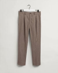 Pantalones de traje a cuadros con pinzas