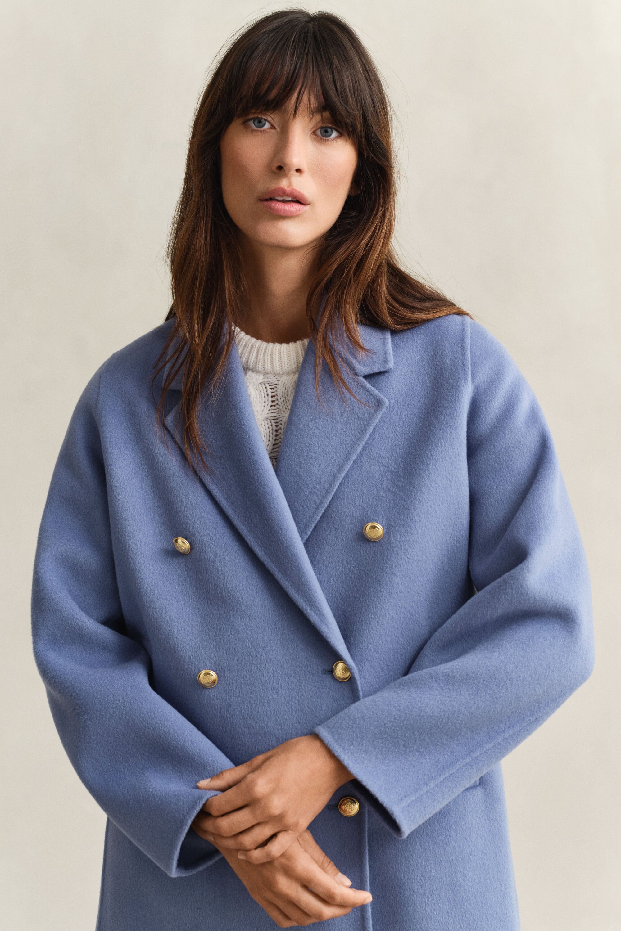 Chaquetón con detalle cosido a mano