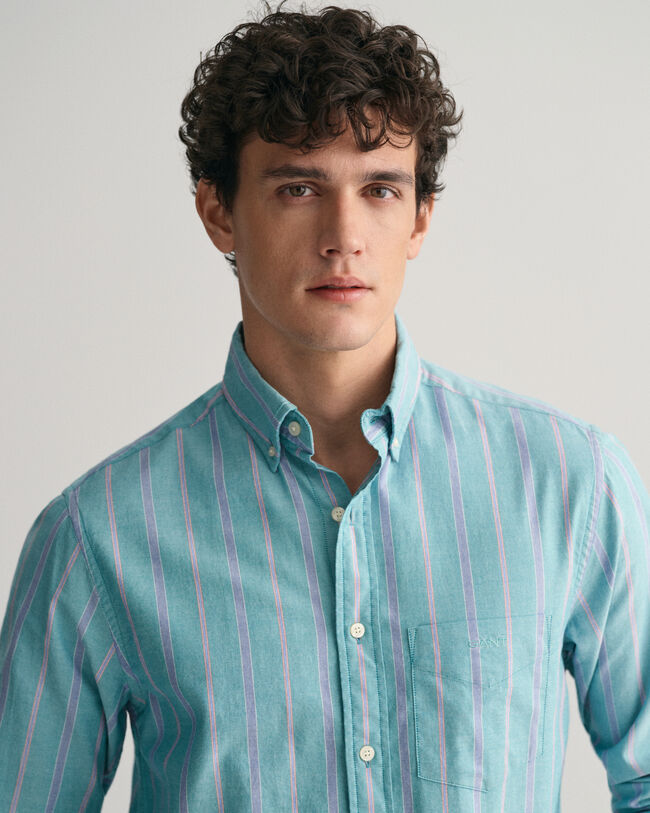 Camisa Oxford Regular Fit Archive a rayas 