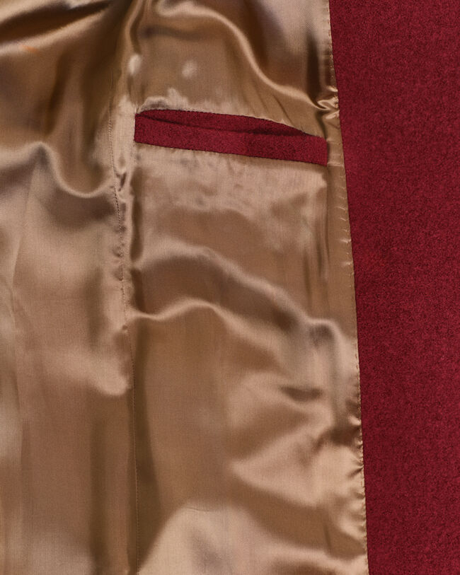 Abrigo cruzado con textura