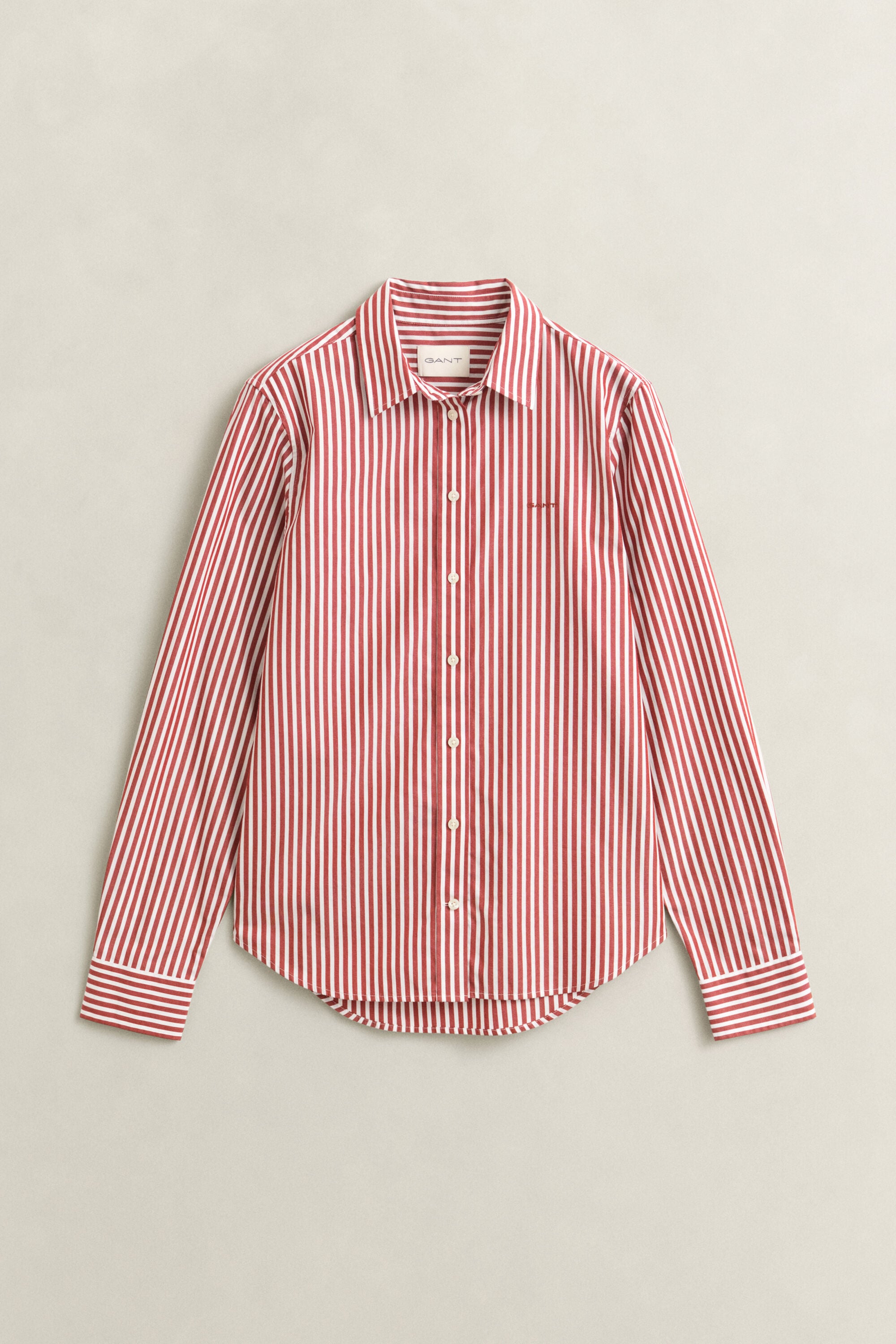 Camisa Regular Fit clásica de popelina a rayas