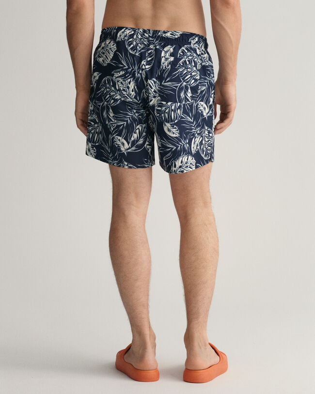 Ba&ntilde;ador con estampado Tropical Leaves Classic Fit
