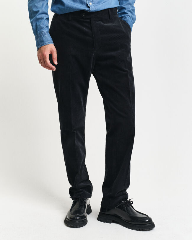 Pantalones de traje de pana Slim Fit