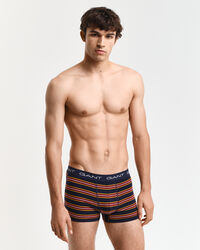 Caja de regalo con tres b&oacute;xers de rayas Rugger