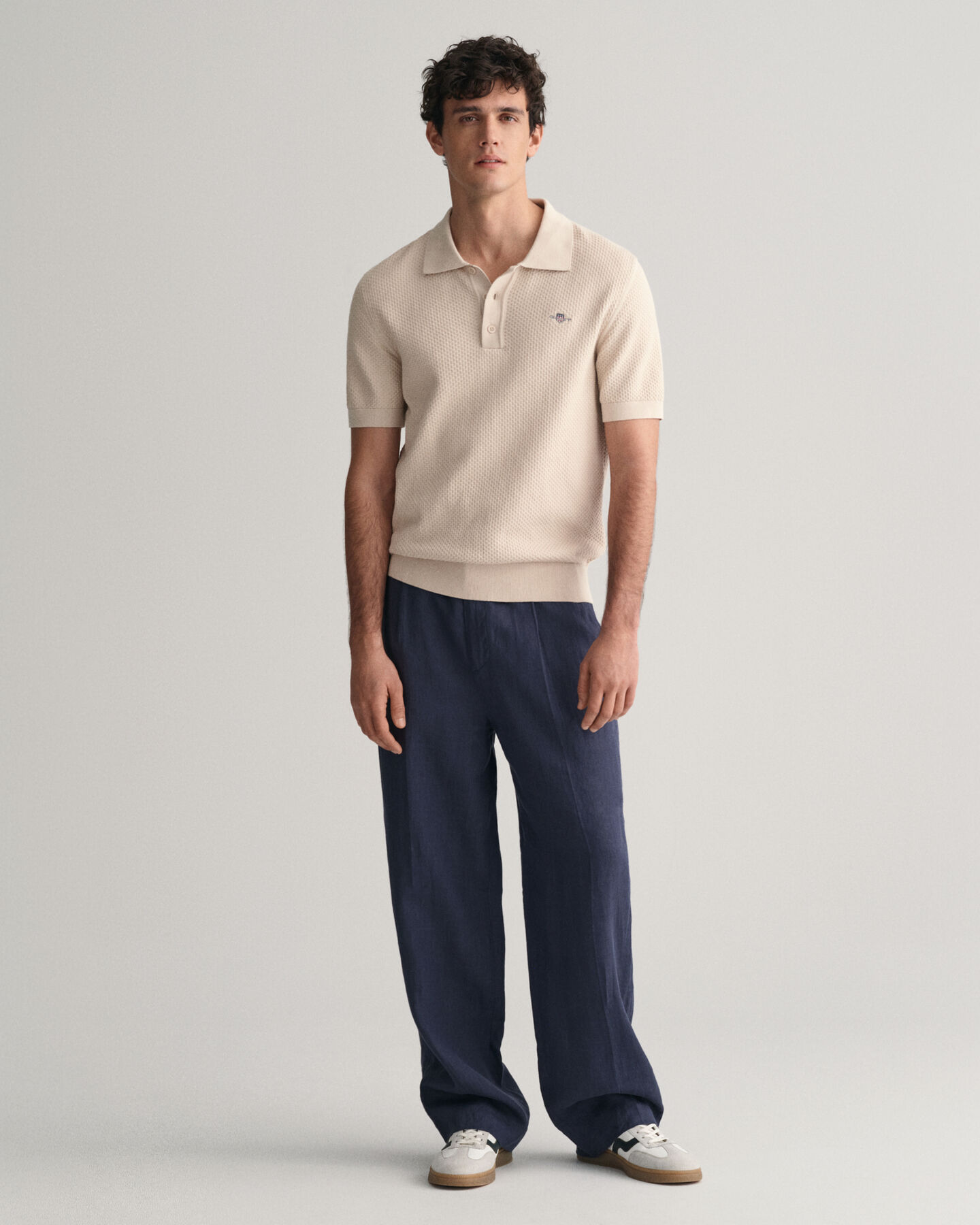 Jersey tipo polo de algod&oacute;n Structured