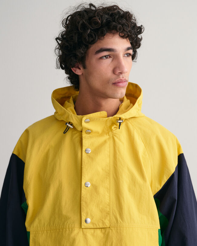 Anorak con bloques de color