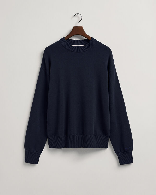 Jersey de cuello redondo en algod&oacute;n Supima