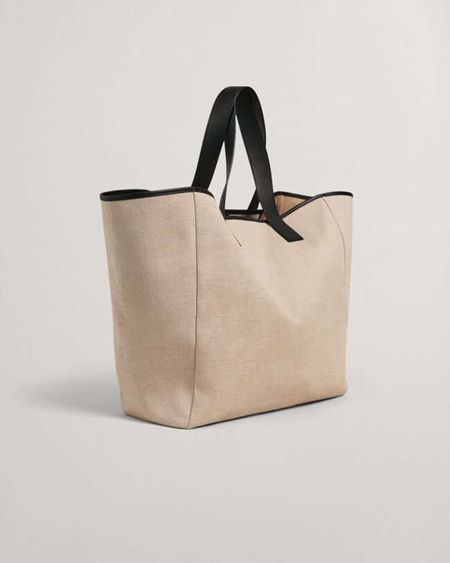 Bolso tote extragrande de lona