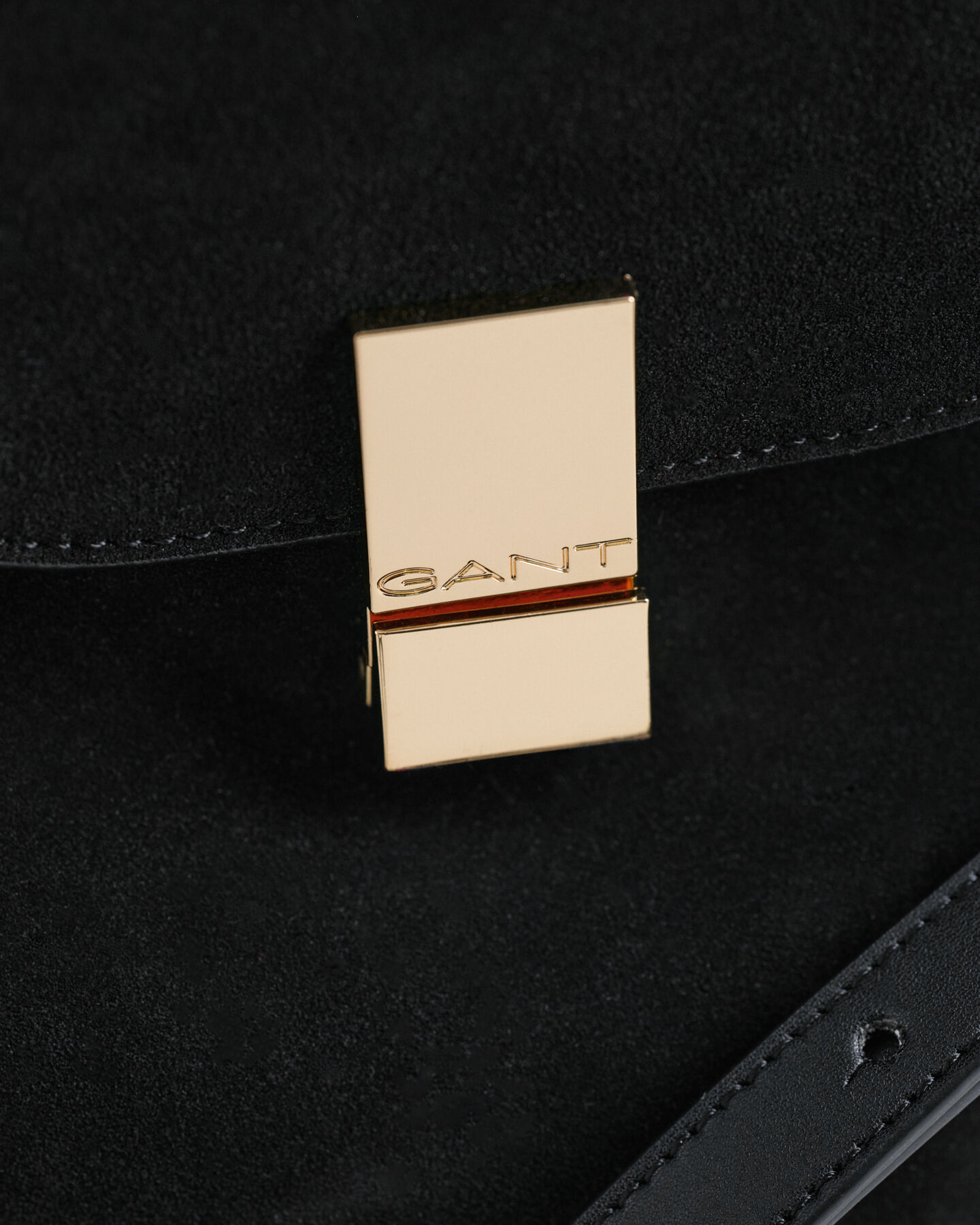 Bolso bombonera de ante