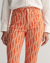 Vaqueros tobilleros Chain Print