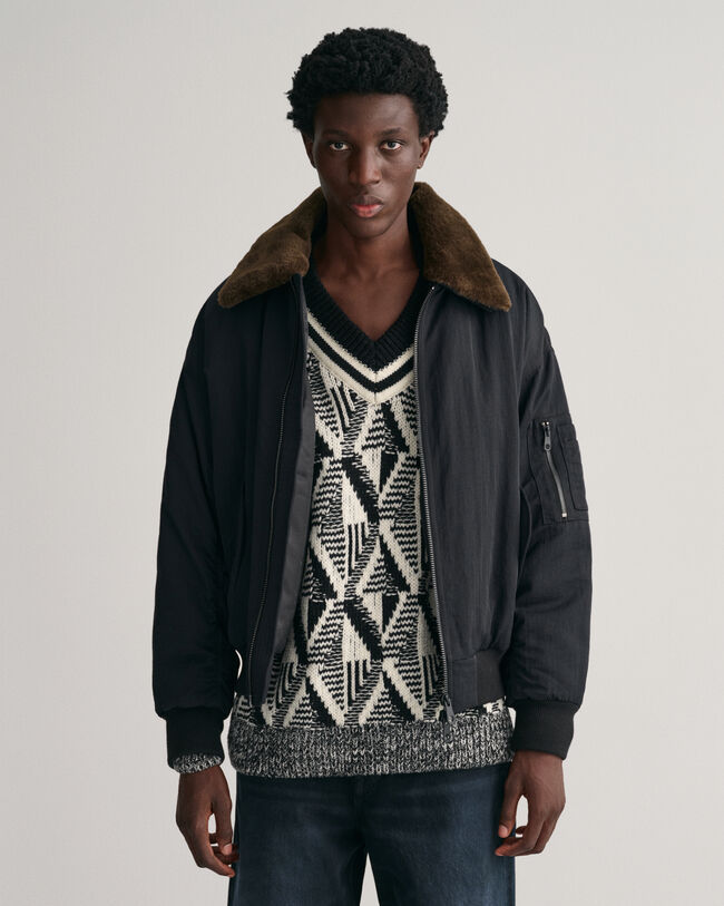 Chaqueta bomber aviador