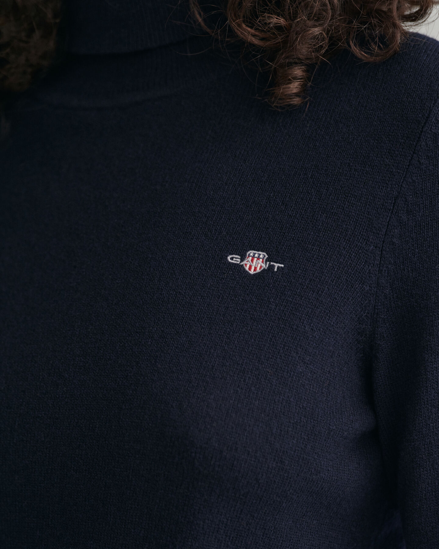 Jersey extrafino con cuello de cisne