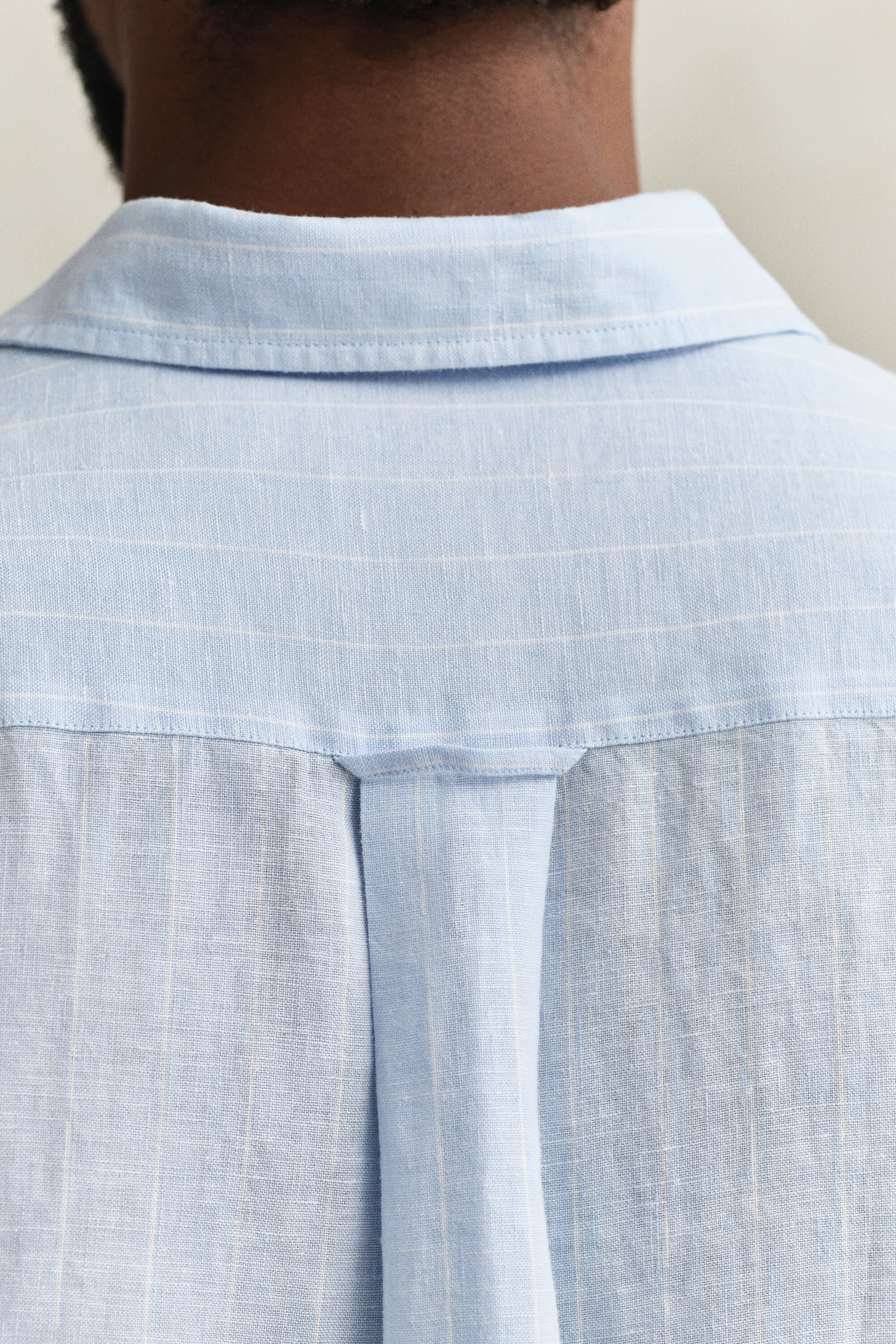 Camisa de lino a rayas