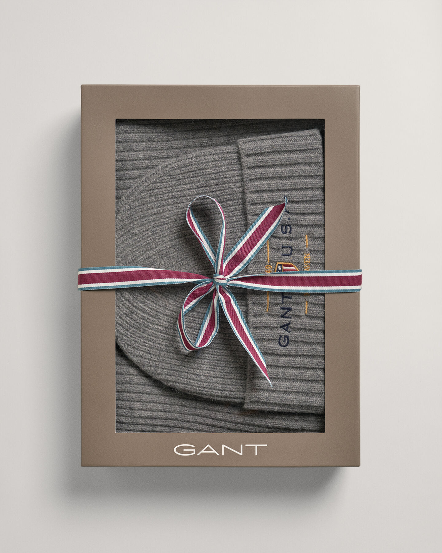 Caja de regalo de bufanda y gorro