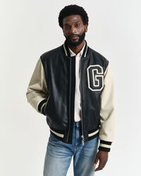 GANT Varsity Jacket de piel