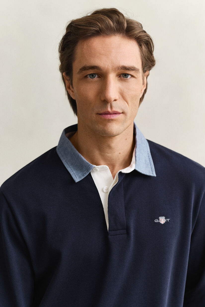 Heavy Rugger con cuello de cambray