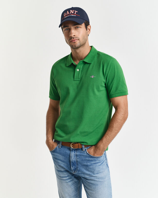 Polo de piqué Regular Fit Shield