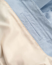 Cazadora bomber en mezcla de lino