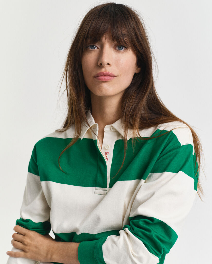 Heavy Rugger de algodón a rayas