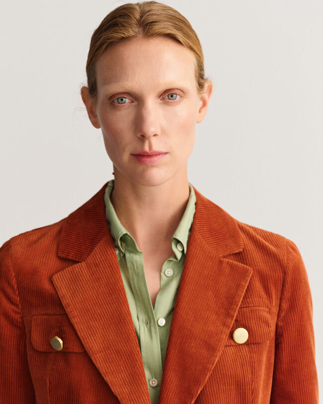 Chaqueta tipo americana estilizada de pana