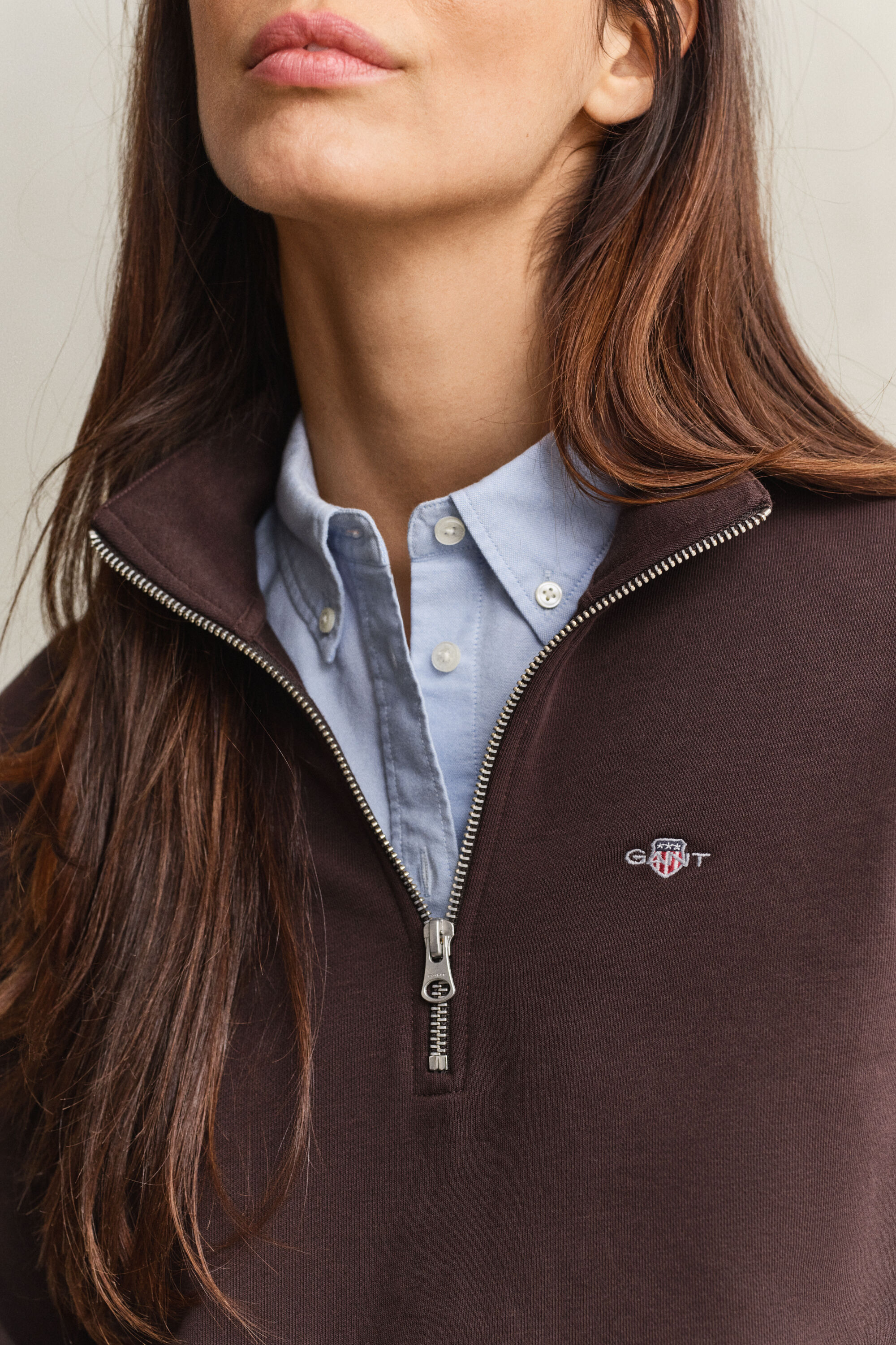 Sudadera Shield con media cremallera