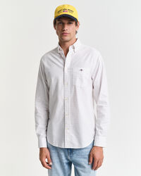 Camisa Oxford cl&aacute;sica Regular Fit a cuadros Tattersall