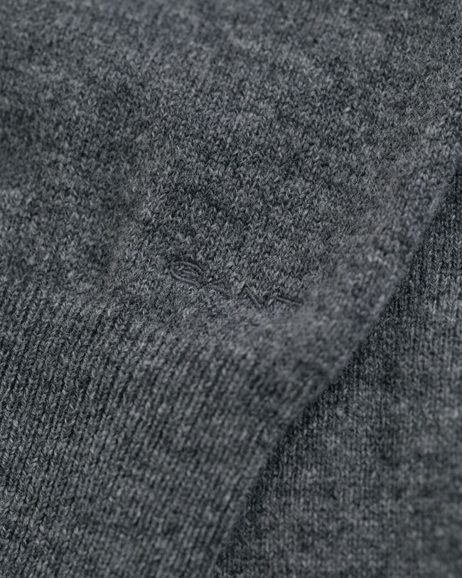 Jersey de cuello redondo en lana de oveja muy fina