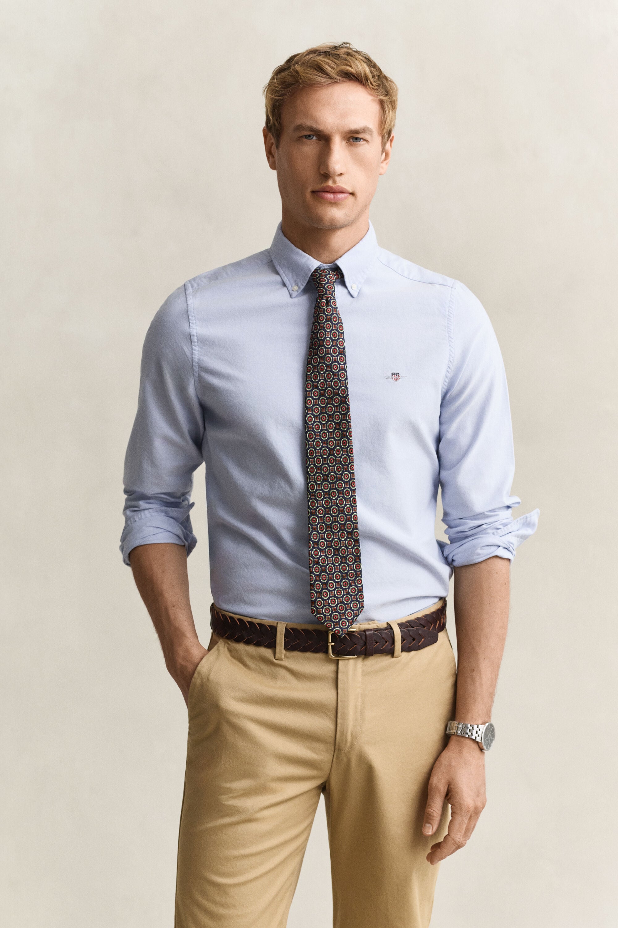 Camisa Oxford Slim Fit clásica