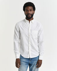 Camisa Oxford Regular Fit Archive teñida en prenda
