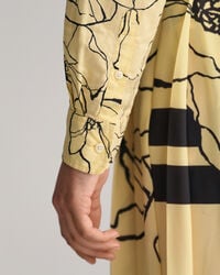 Camisa Regular Fit de gasa de algodón Line Drawing