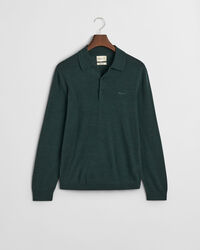 Jersey tipo polo de lana merino extrafina