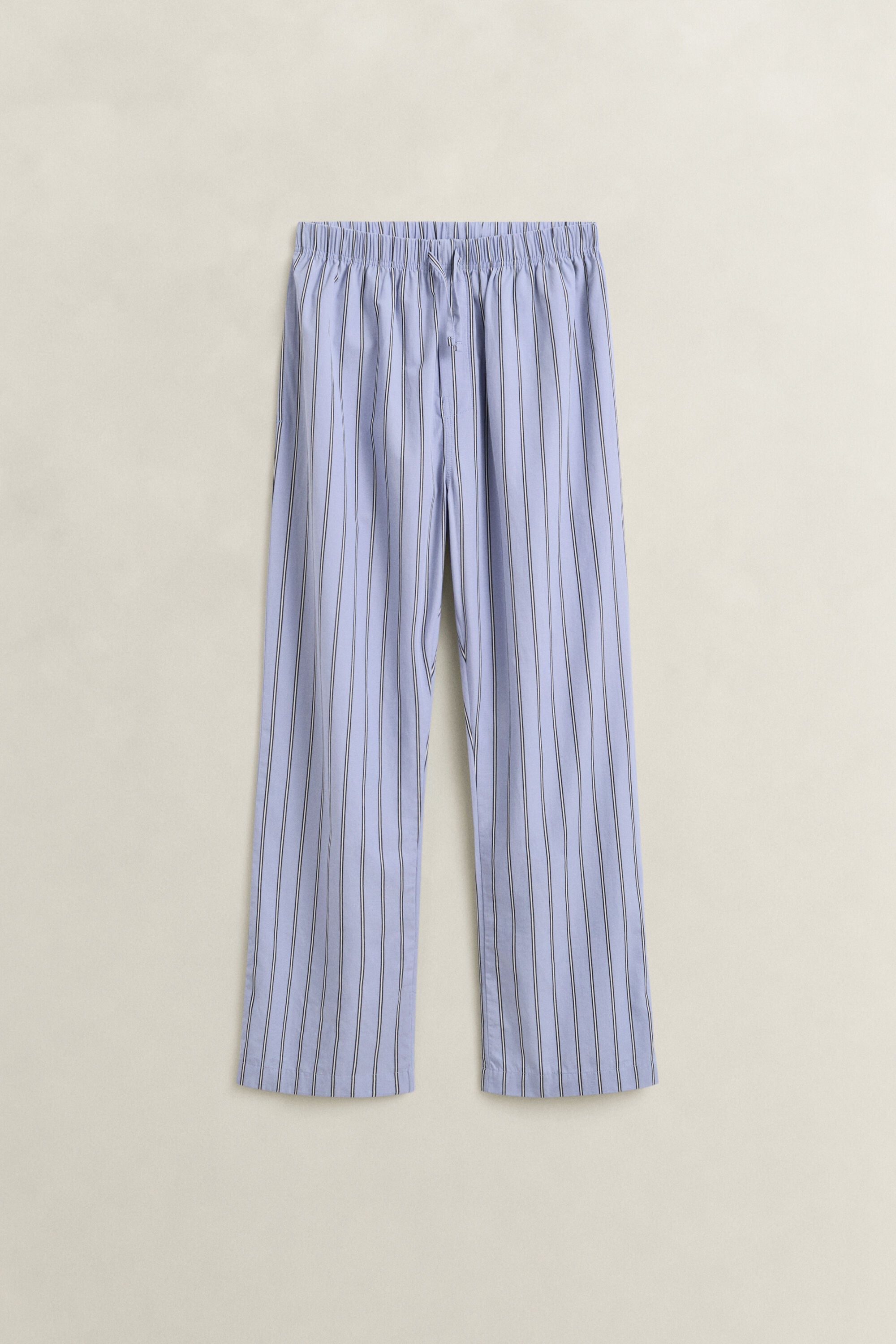 Pantalones de pijama de popelina a rayas