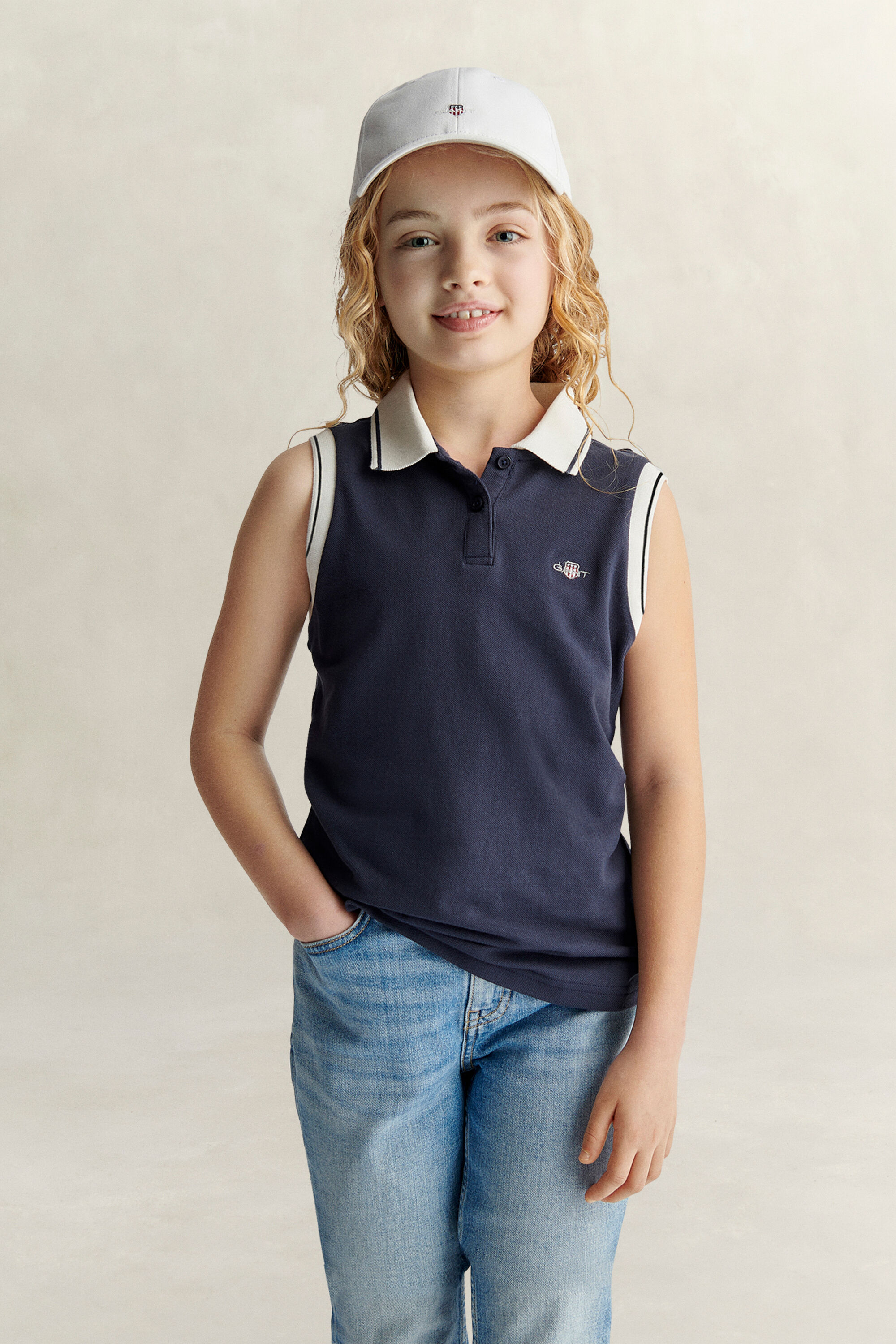 Polo sin mangas Teen Girls