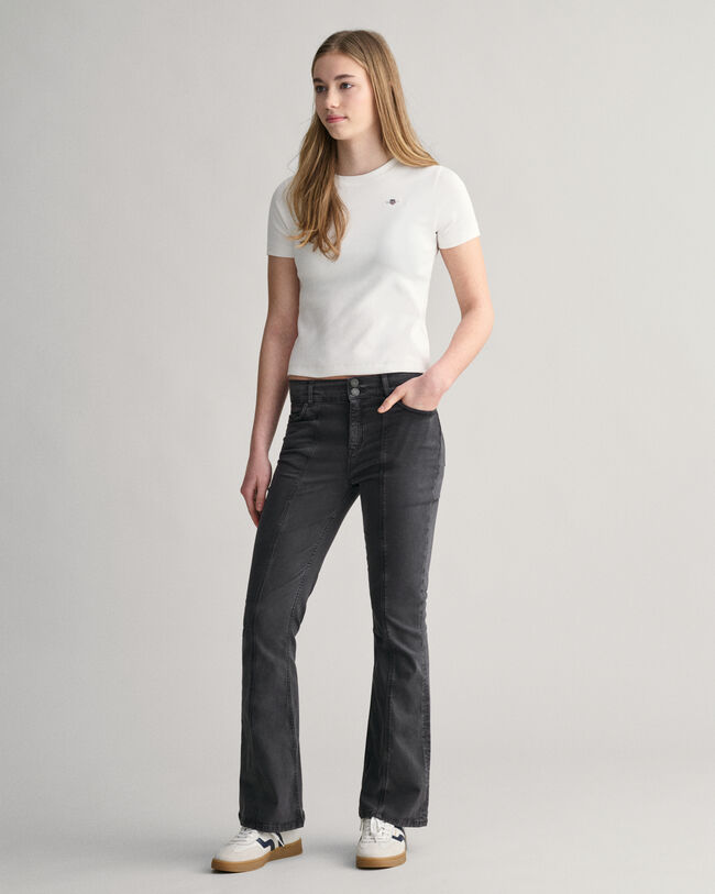 Pantalones bootcut de talle bajo Teen Girls