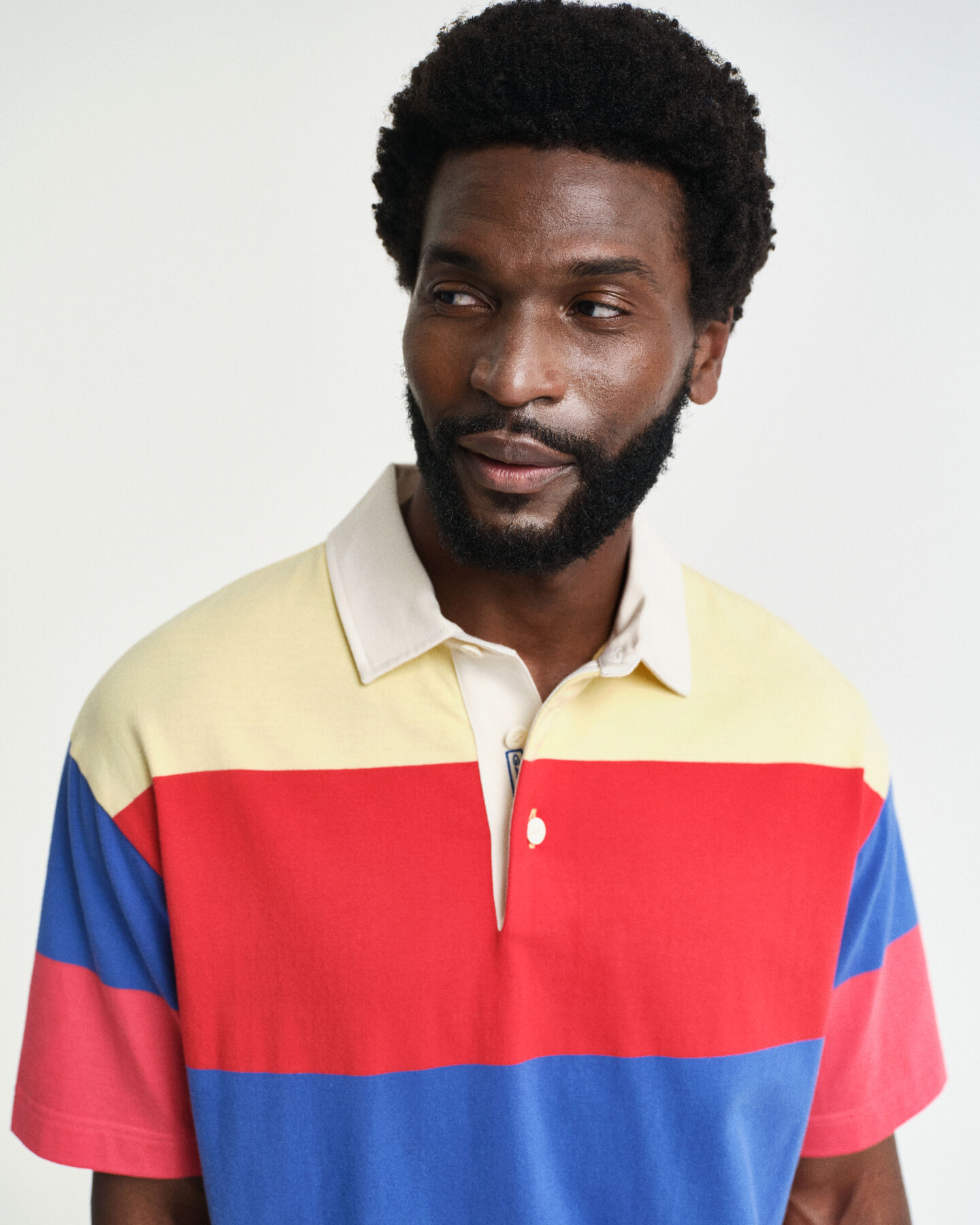 Heavy Rugger de manga corta a rayas